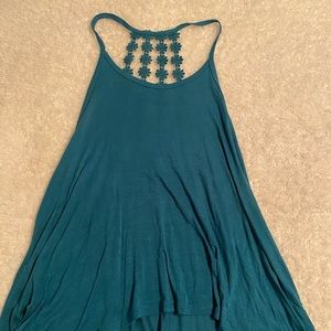 Tank top with floral back straps!